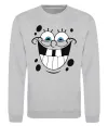 Свитшот Sponge Bob щасливий Серый меланж фото