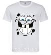 Чоловіча футболка Sponge Bob счастливое лицо Білий фото