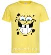 Чоловіча футболка Sponge Bob счастливое лицо Лимонний фото