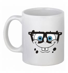 Чашка керамічна Sponge Bob розумне обличчя