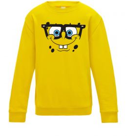 Дитячий світшот Sponge Bob розумне обличчя Дитячий світшот Sponge Bob розумне обличчя