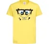 Дитяча футболка Sponge Bob розумне обличчя Лимонний фото