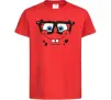 Дитяча футболка Sponge Bob розумне обличчя Червоний фото