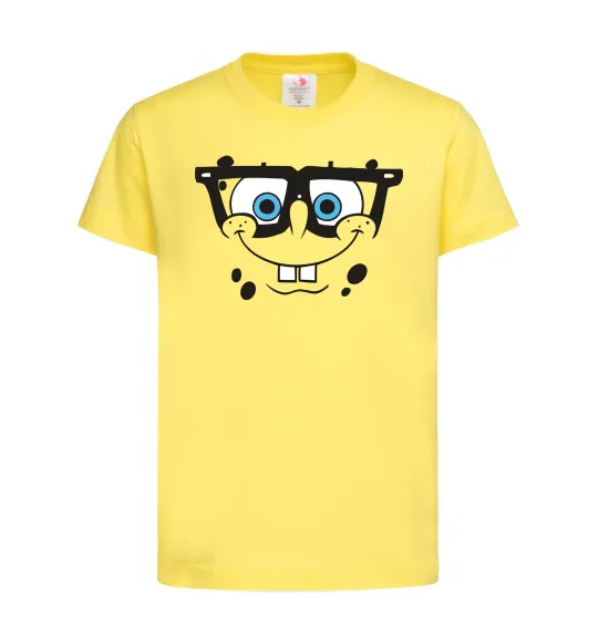 Детская футболка Sponge Bob розумне обличчя Лимонный фото
