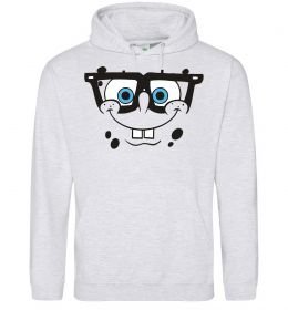 Женская толстовка (худи) Sponge Bob розумне обличчя