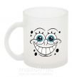 Чашка скляна Sponge Bob ухмыляющееся лицо Фроузен фото