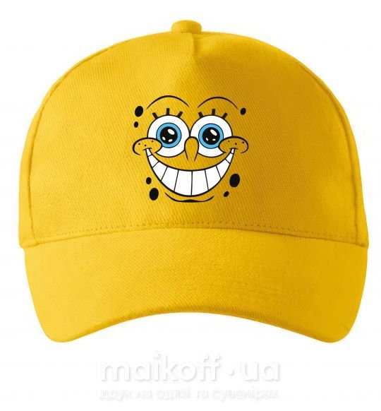 Кепка Sponge Bob ухмыляющееся лицо Солнечно желтый фото