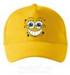 Кепка Sponge Bob ухмыляющееся лицо Солнечно желтый фото