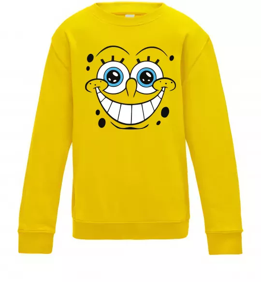 Дитячий світшот Sponge Bob посмішка Сонячно жовтий фото