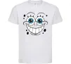Дитяча футболка Sponge Bob посмішка Білий фото