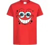 Дитяча футболка Sponge Bob посмішка Червоний фото