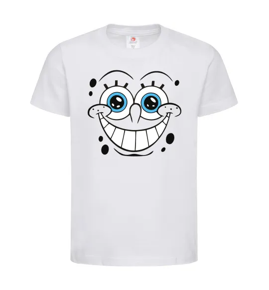 Детская футболка Sponge Bob посмішка Белый фото