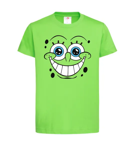 Детская футболка Sponge Bob посмішка Лаймовый фото