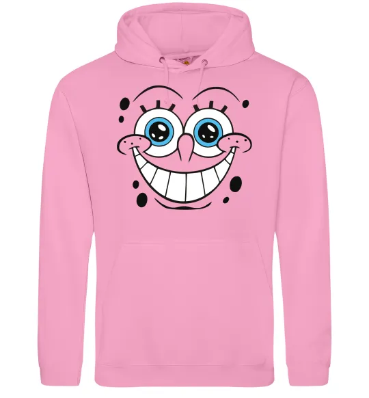 Чоловіча толстовка (худі) Sponge Bob посмішка Рожевий фото