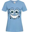 Женская футболка Sponge Bob посмішка Голубой фото