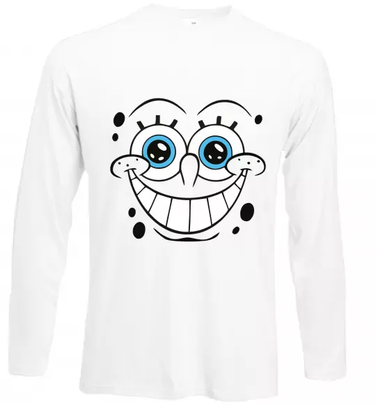 Лонгслив Sponge Bob посмішка Белый фото
