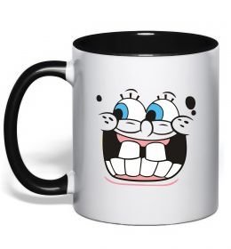 Чашка с цветной ручкой Sponge Bob широка посмішка Чашка с цветной ручкой Sponge Bob широка посмішка