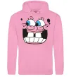 Женская толстовка (худи) Sponge Bob широка посмішка Розовый фото