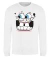 Свитшот Sponge Bob широка посмішка Белый фото