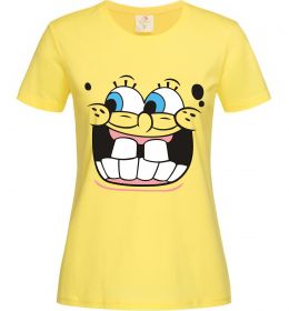 Женская футболка Sponge Bob широка посмішка Женская футболка Sponge Bob широка посмішка