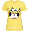 Женская футболка Sponge Bob кривляющееся лицо Лимонный фото