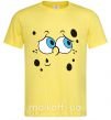 Мужская футболка Sponge Bob думающее лицо Лимонный фото