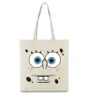 Еко-сумка Sponge Bob стурбоване обличчя Бежевий Еко-сумка Sponge Bob стурбоване обличчя Бежевий фото