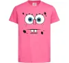 Дитяча футболка Sponge Bob стурбоване обличчя Яскраво-рожевий фото