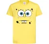 Дитяча футболка Sponge Bob стурбоване обличчя Лимонний фото