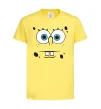 Детская футболка Sponge Bob стурбоване обличчя Лимонный фото