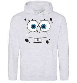 Чоловіча толстовка (худі) Sponge Bob стурбоване обличчя