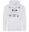 Женская толстовка (худи) Sponge Bob стурбоване обличчя Серый меланж Женская толстовка (худи) Sponge Bob стурбоване обличчя Серый меланж фото