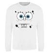 Свитшот Sponge Bob стурбоване обличчя Белый фото