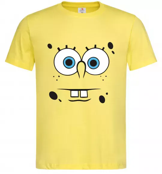 Чоловіча футболка Sponge Bob стурбоване обличчя Лимонний фото