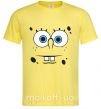 Чоловіча футболка Sponge Bob озабоченное лицо Лимонний фото