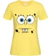 Жіноча футболка Sponge Bob стурбоване обличчя Лимонний Жіноча футболка Sponge Bob стурбоване обличчя Лимонний фото