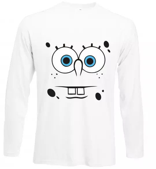 Лонгслив Sponge Bob стурбоване обличчя Белый фото