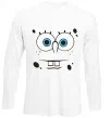 Лонгслив Sponge Bob стурбоване обличчя Белый фото
