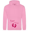 Жіноча толстовка (худі) BABY INSIDE (ніжки) Рожевий фото