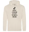 Женская толстовка (худи) Keep calm and i'm going to be a mom Таш фото