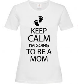 Жіноча футболка Keep calm and i'm going to be a mom