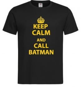 Мужская футболка Keep calm and call a Batman