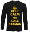 Реглан Keep calm and call a Batman Черный фото