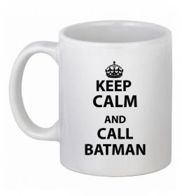 Чашка керамическая Keep calm and call a Batman Чашка керамическая Keep calm and call a Batman