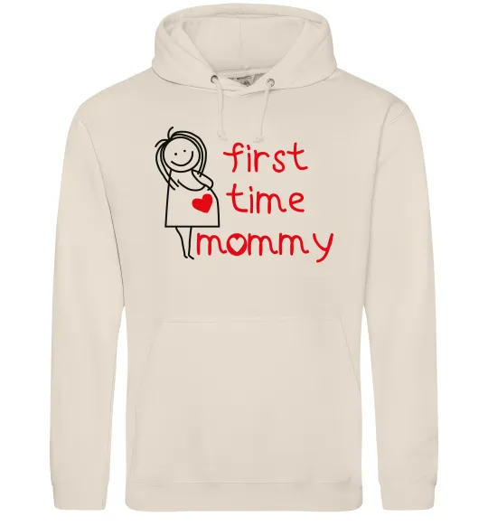 Женская толстовка (худи) FIRST TIME MOMMY Таш фото