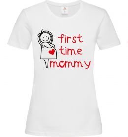 Женская футболка FIRST TIME MOMMY Женская футболка FIRST TIME MOMMY
