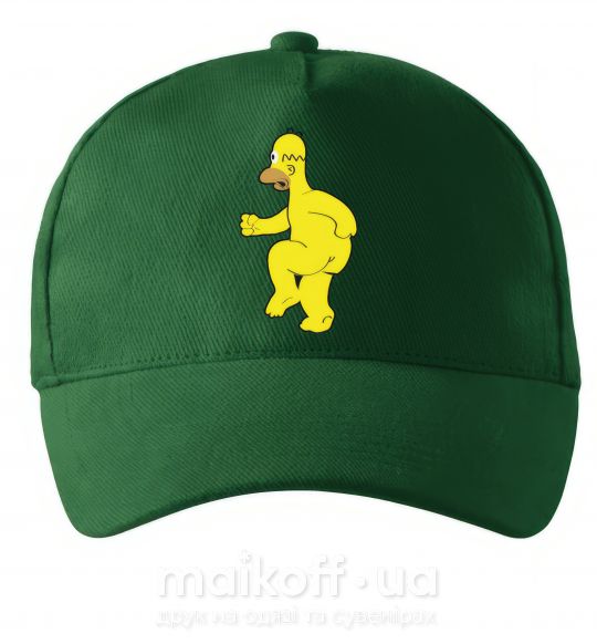 Кепка Гомер голый Темно-зеленый фото