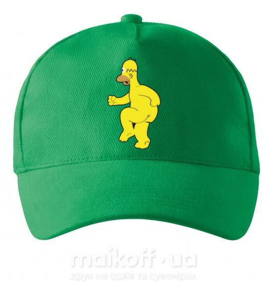 Кепка Гомер голый Зеленый фото