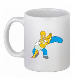Чашка керамическая Гомер та Мардж