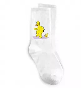 Носки Гомер і пес Белый фото